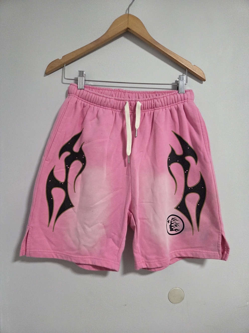 Hellstar Pink Graphic Drawstring Men's Shorts